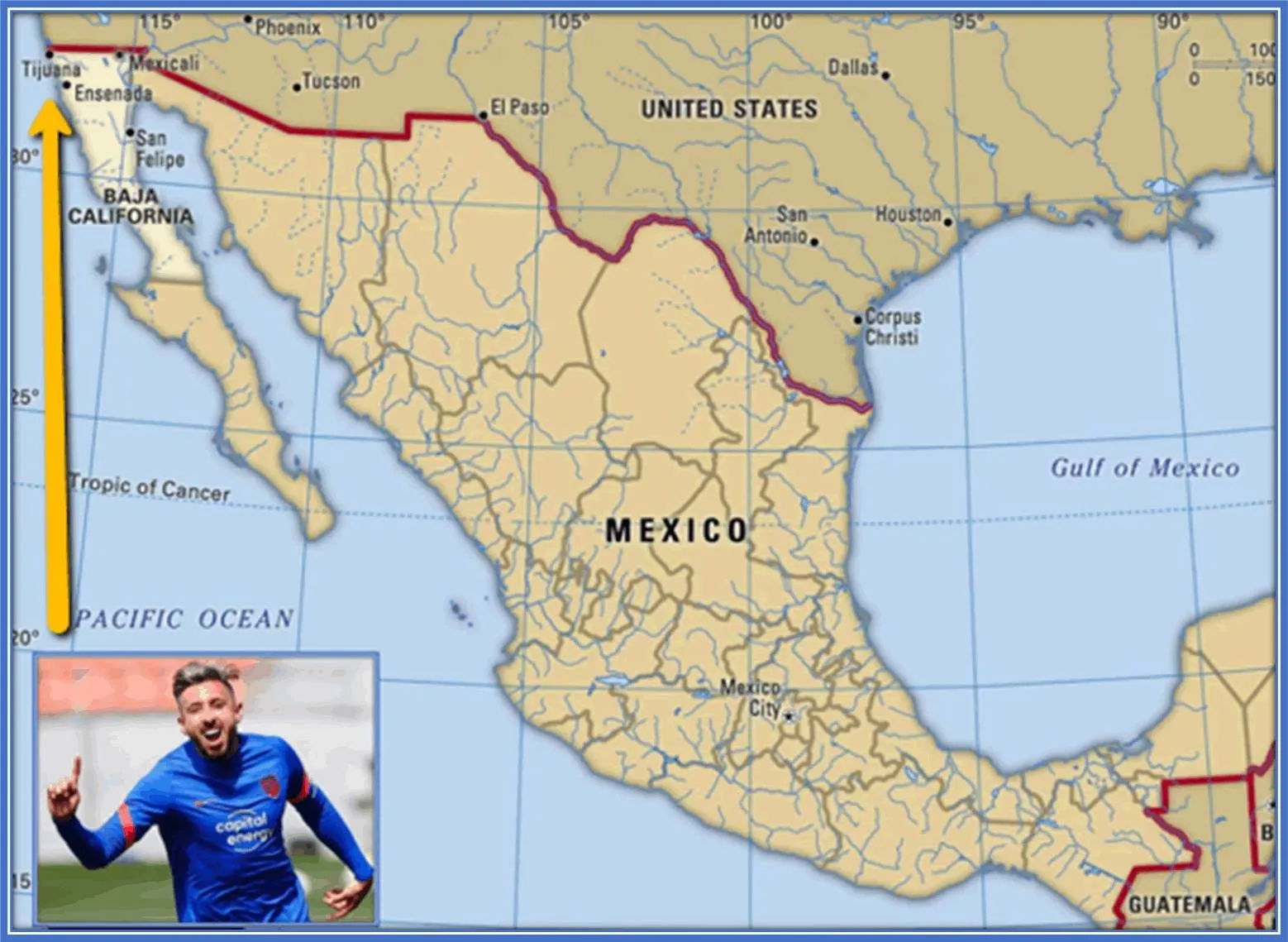 A vivid display of H&eacute;ctor Herrera's family roots.