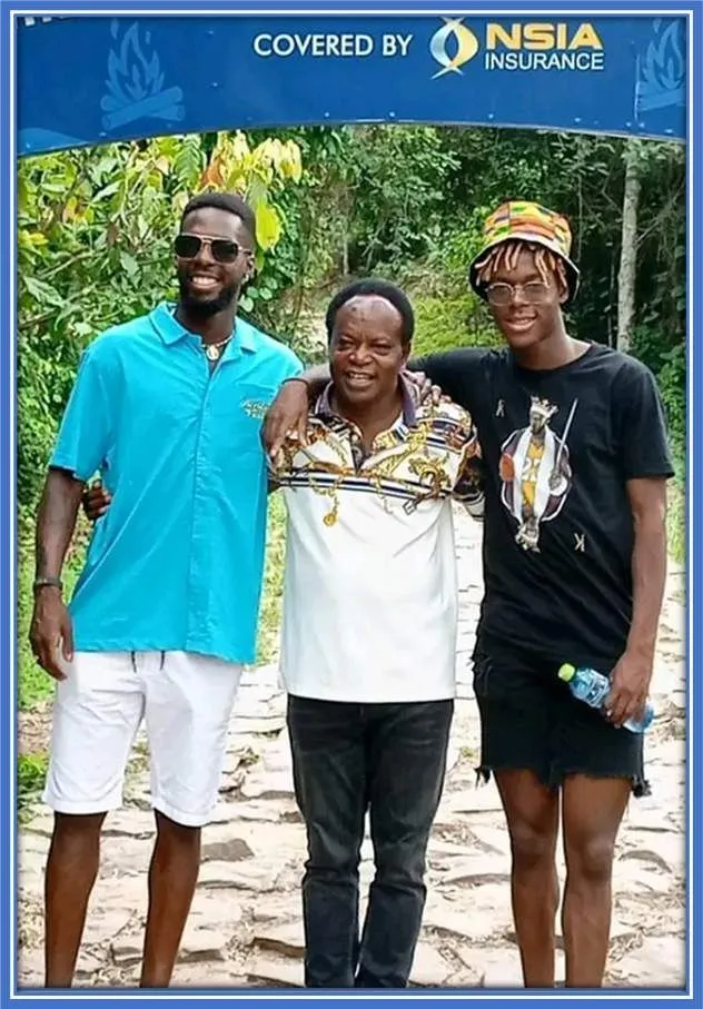 The face of F&eacute;lix is that of a man who is tremendously proud of their children.