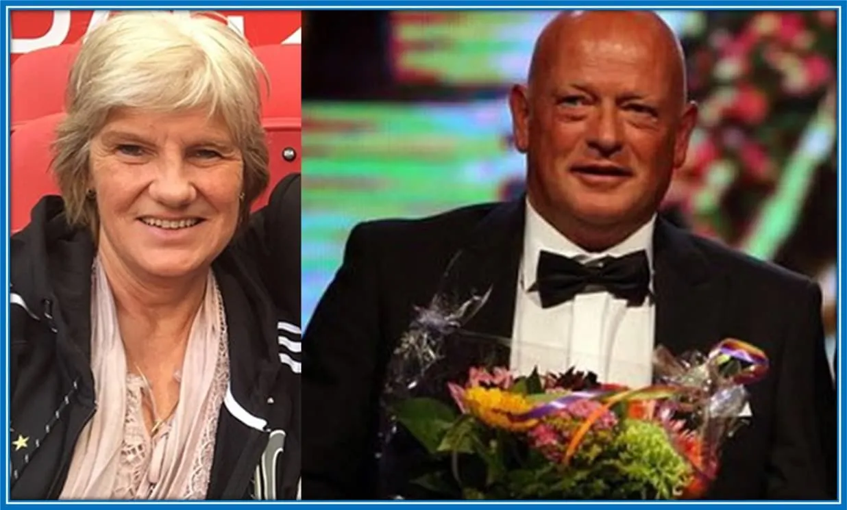 Meet Davy Klaassen's Parents - his Mum (Kitty), and Dad (Gert-Jan).
