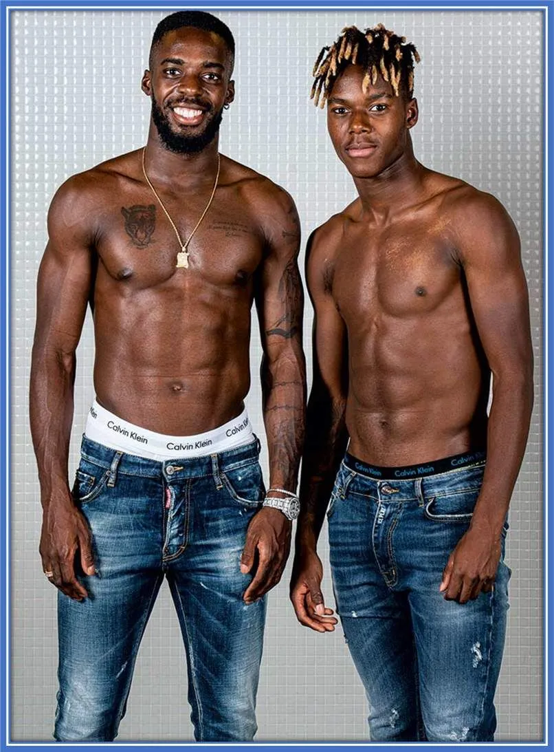 A display of Inaki Williams Tattoos.