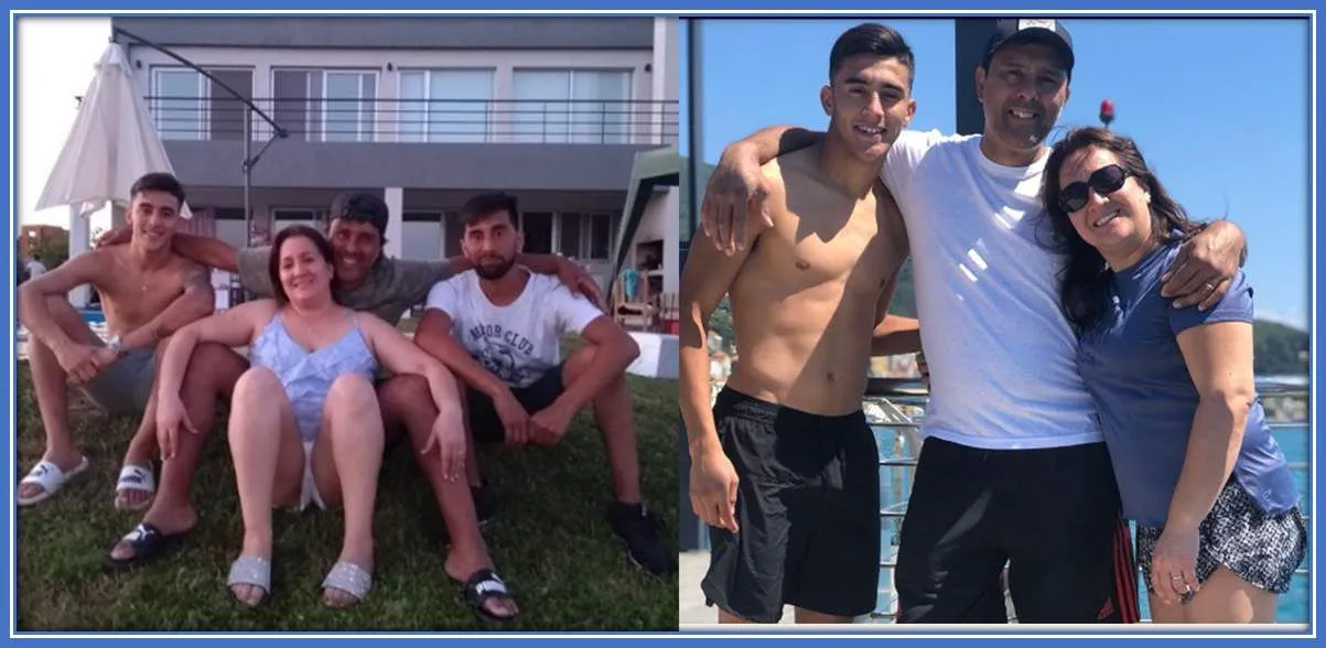 He raised a close-knitted, and he is proud of how far they have come.