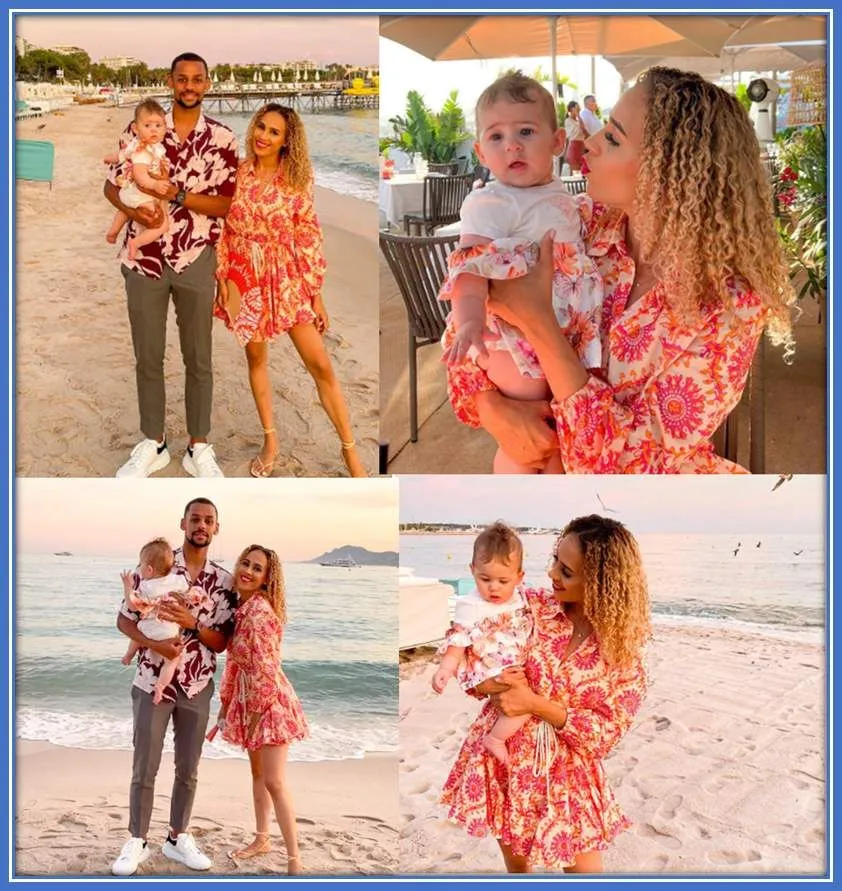 Melanie VonAllmen had a great time with her soccer husband and daughter in Cannes, resort city.
