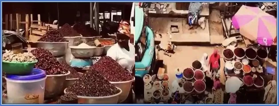 Mariama is a Virtuous Woman who sold many local food items at Accra's Nema market.