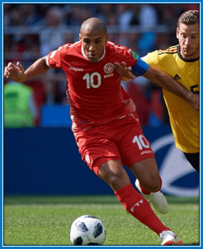 Wahbi Khazri - at his best during an intense match.