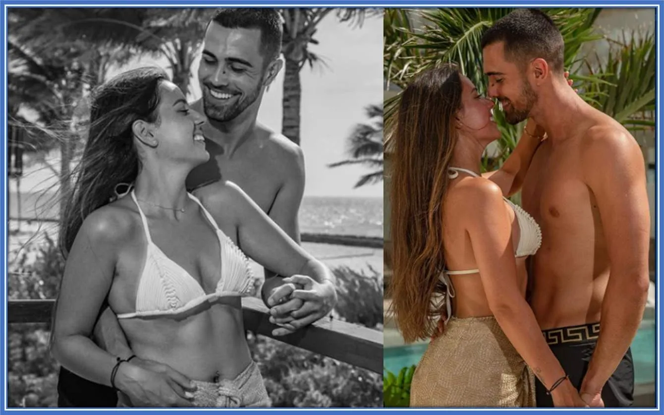 Here, the Athlete and his partner enjoy a never-ending summer vacation.