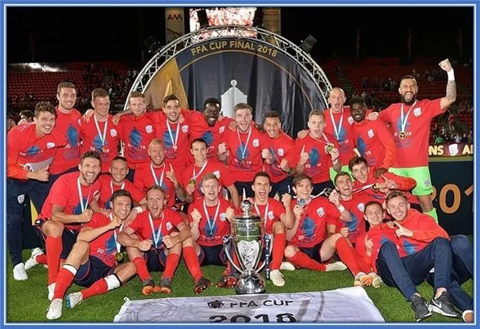 The Soccroos Midfielder is a proud winner of the The Australia Cup, formerly known as the FFA Cup.