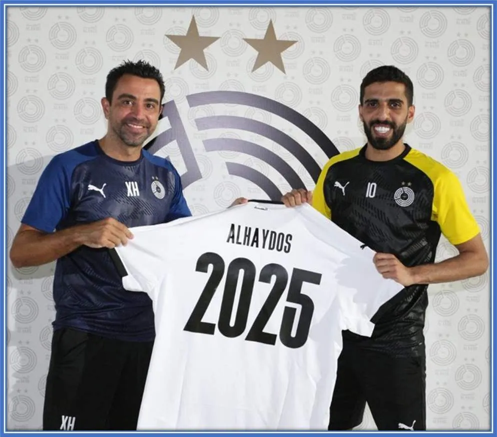 Before Xavi returned to FC Barcelona, he sealed a historic deal that kept Al-Haydos until 2025 with Al Sadd SC. By implication, It means he will stay at the club for a total of 27 years.