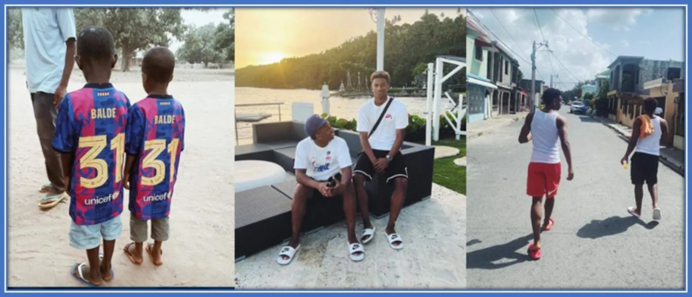 Alejandro Balde and his brother- Eddie Balde.