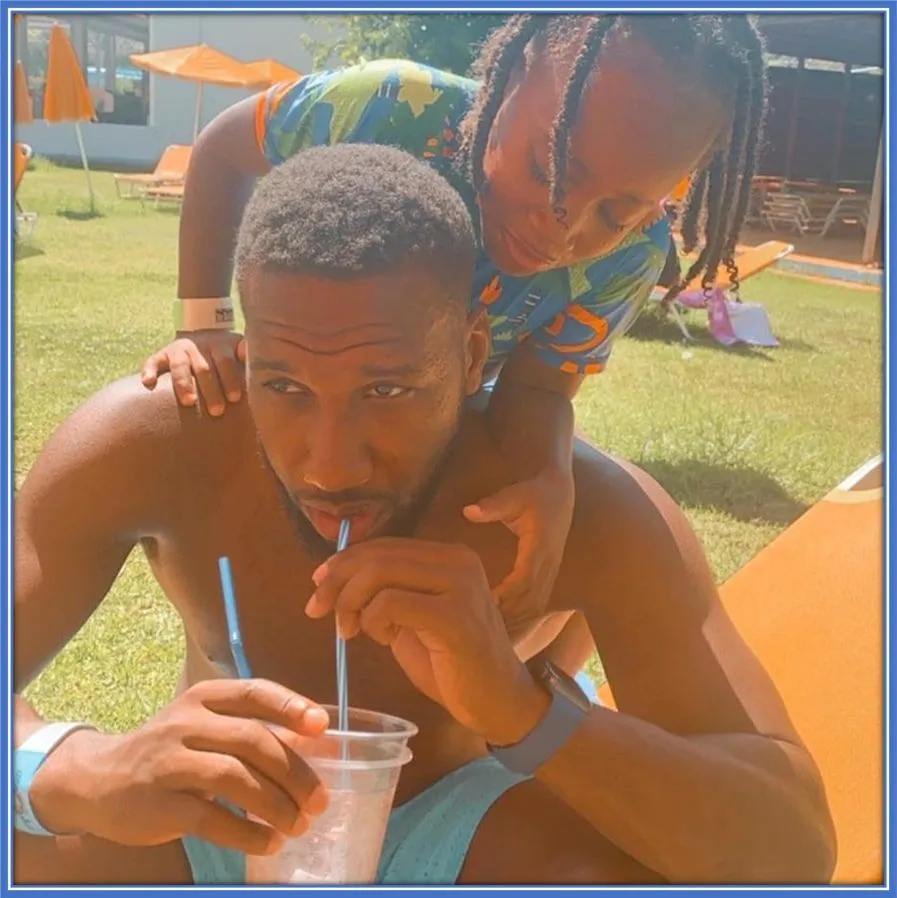 As Kylian grows up, there will be many persons who will positively influence his development. His Dad (Junior Hoilett) is definitely one of them.