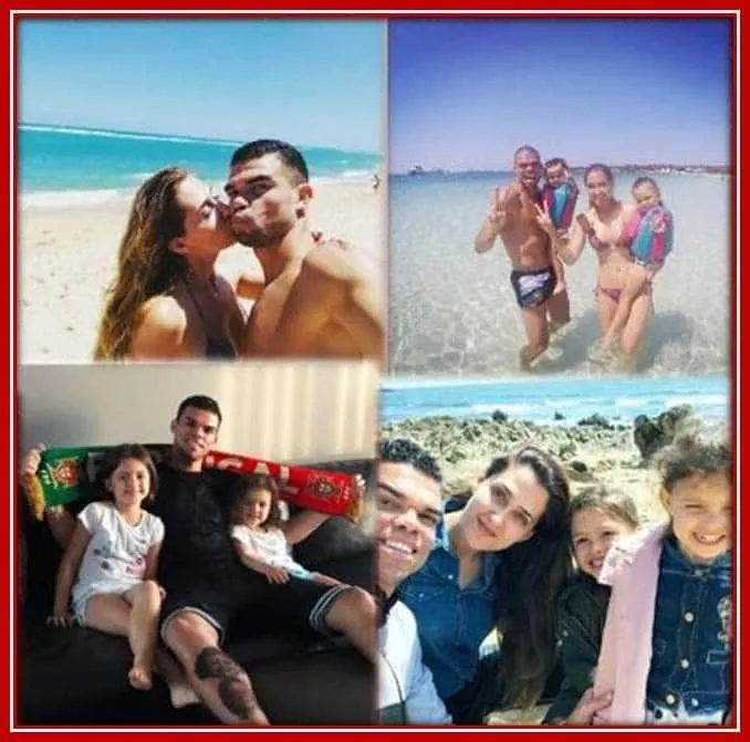 The Defender Pepe Always Loves to Spend Time With his Family.