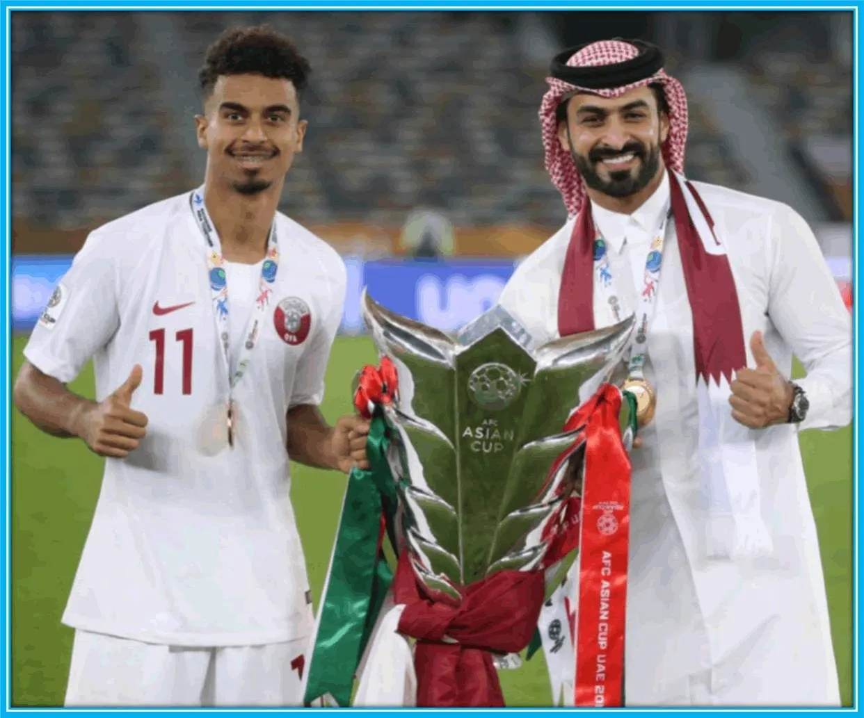 Akram Afif won the Asian Footballer of the Year award in 2019.