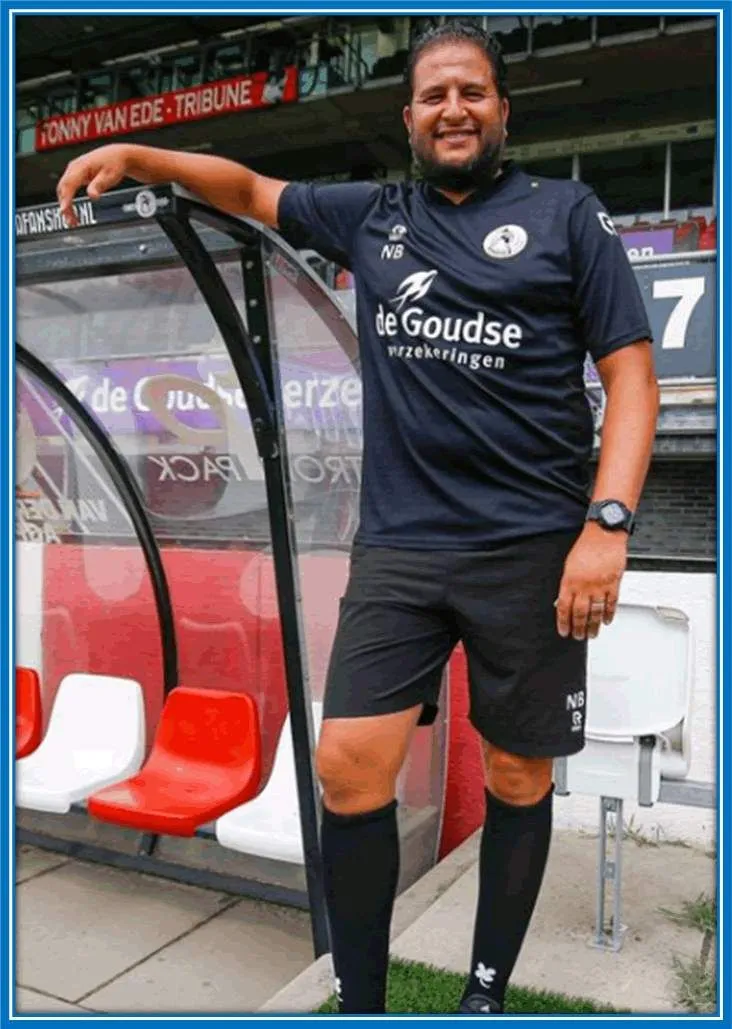 Lang's stepdad, Nourdin Boukhari, born in the Netherlands, is a Moroccan International footballer.