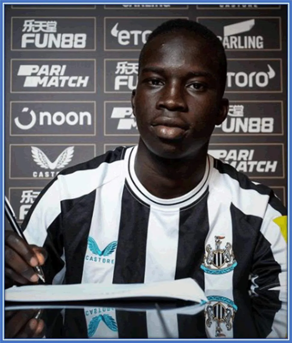 Garanga Koul getting set to move to Newcastle in 2023.