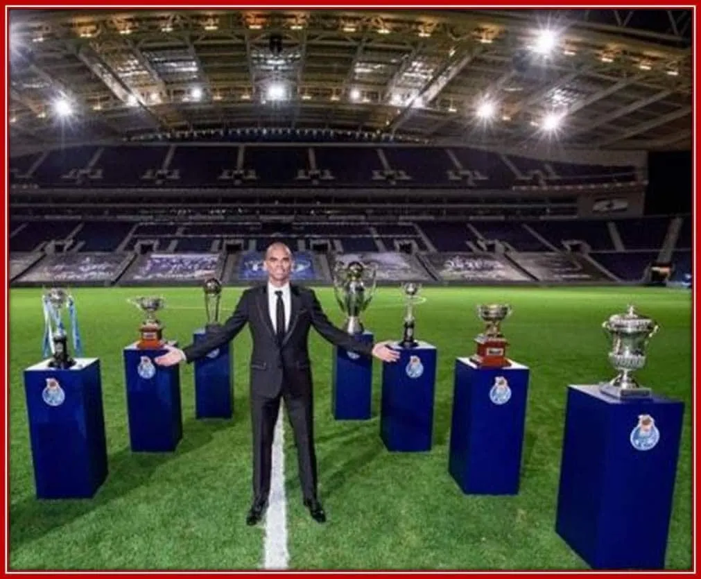 Behold Some of the Several Prizes That Pepe has in his Football Career.