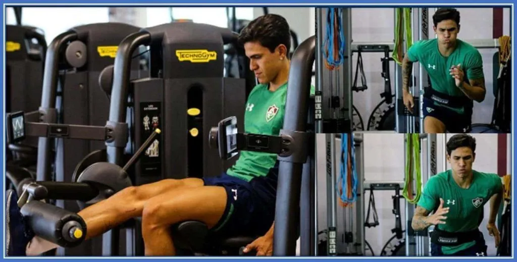 Pedro Guilherme Workout drills.