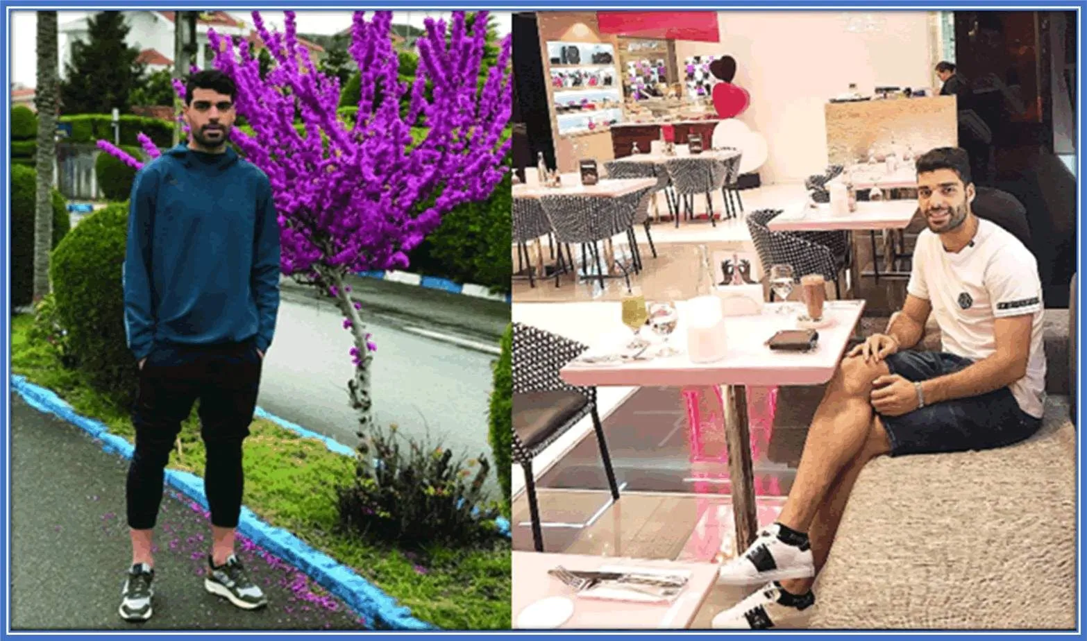 Taremi prefers spending time with his buddies and usually goes sightseeing, and at the same time he loves his household, and they have a very close relationship with each other.