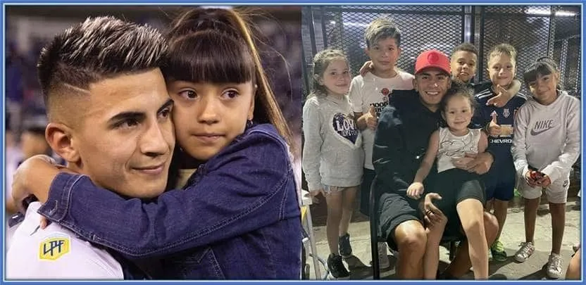 While he treats his Girlfriend (Alanis Poza) and Mum (Uma) like a Queen, Thiago treats his little sister like a princess.