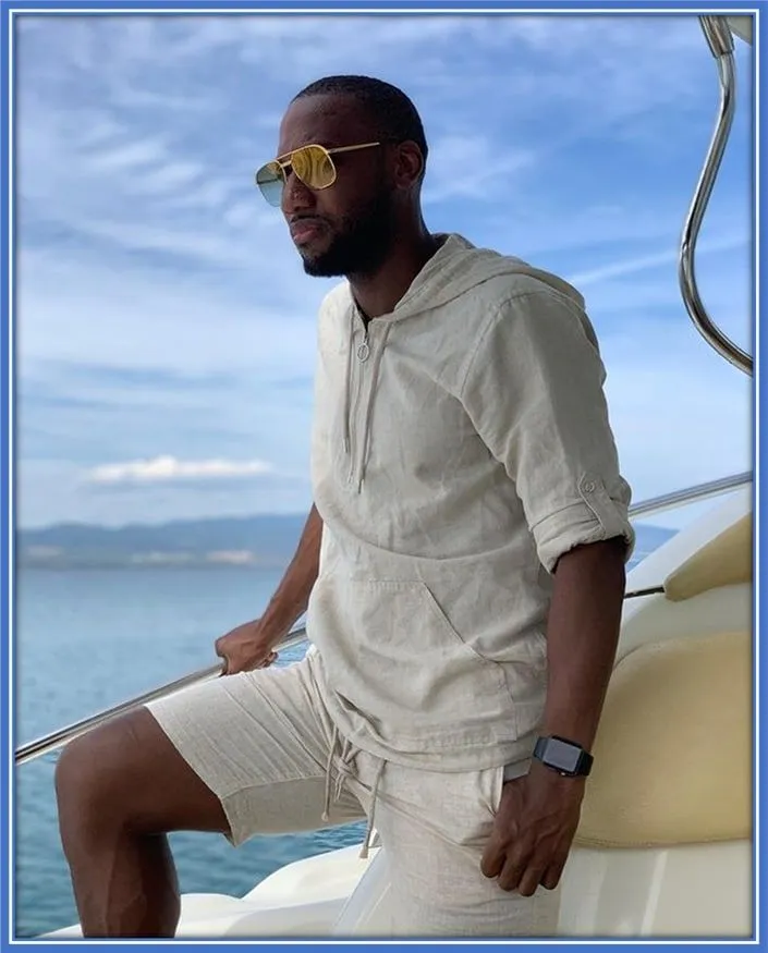 The former Premier League soccer star is no stranger to some of the best seaside places on earth.