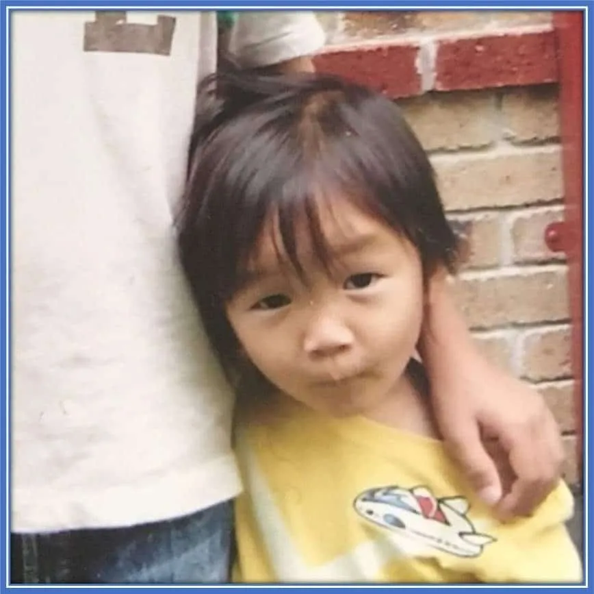 This is Daimu, Kamada's little brother, who is now a professional footballer.