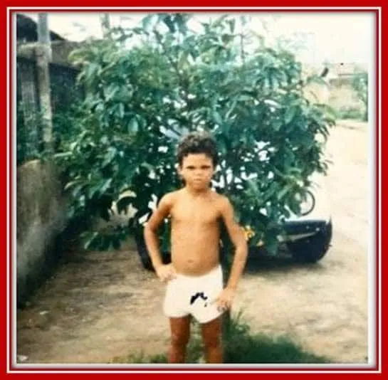 A Rare Photo of Pepe in his Early Childhood.