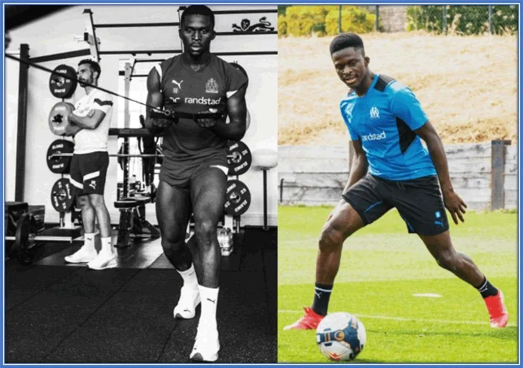 Dieng has a steady workout schedule to hold his agility and stamina.