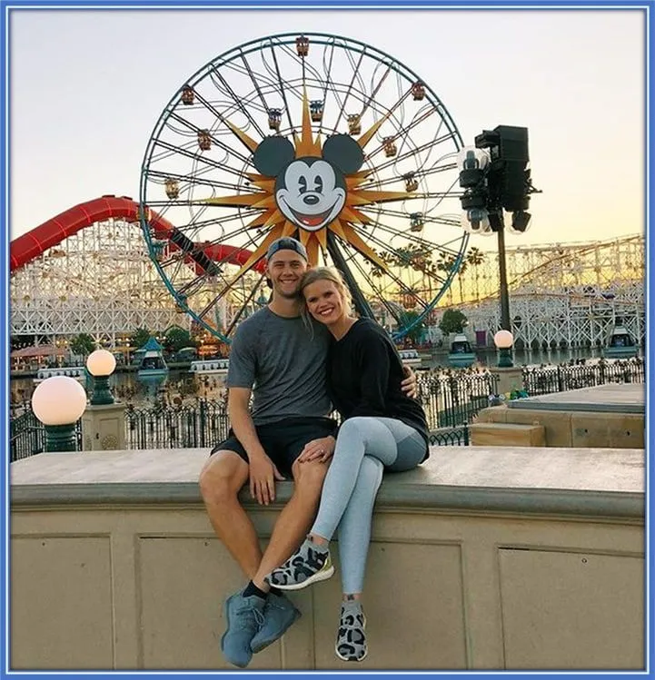 Sally Zimmermann and Walker both had a great time at Disney.