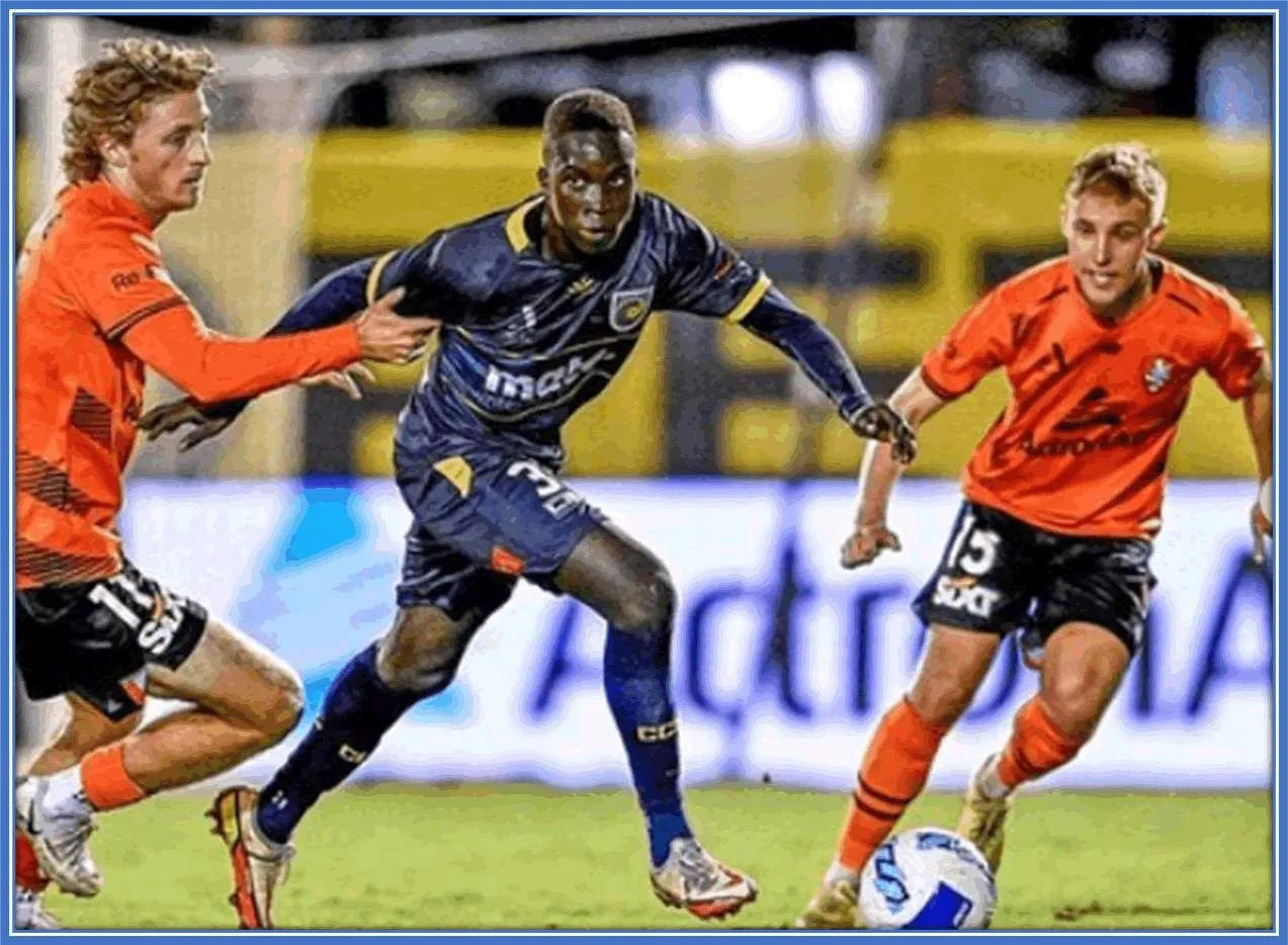 Kuol's playing style is nightmare for defenders.