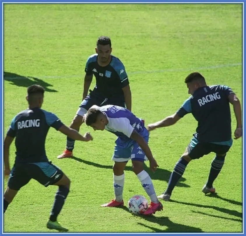 Almada was so good that it took at least three opponents to make an attempt to