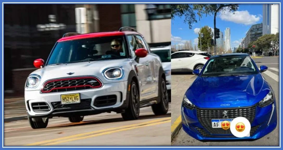 The view of Gonzalo Montiel's cars.