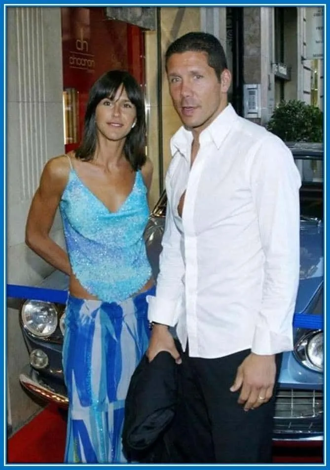 Meet Giovanni's Parents- Diego Pablo and his mom, Caroline Baldini, during their marriage.