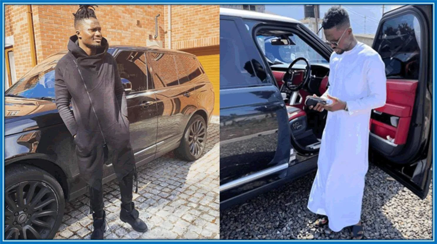 Amartey can boast of a massive Accra mansion with an expensive garage for his luxury cars. 
