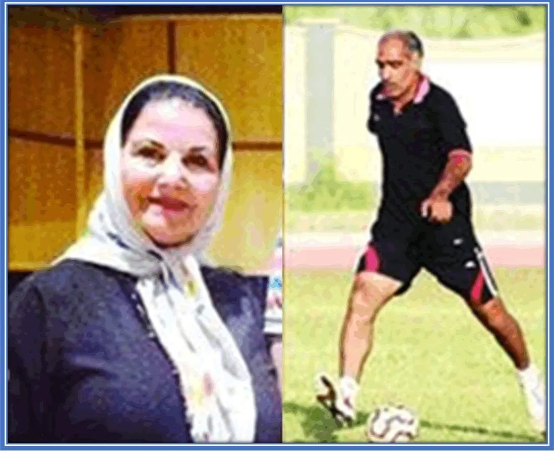 Behold Mehdi Taremi's Parents - Mother and Father (Alishah Taremi).