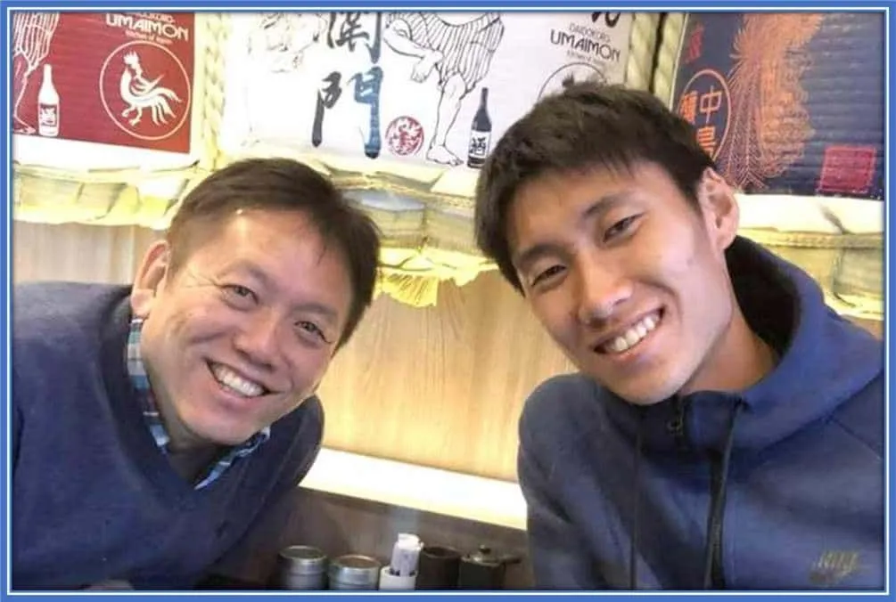 Fukushige and Daichi once took this selfie together.