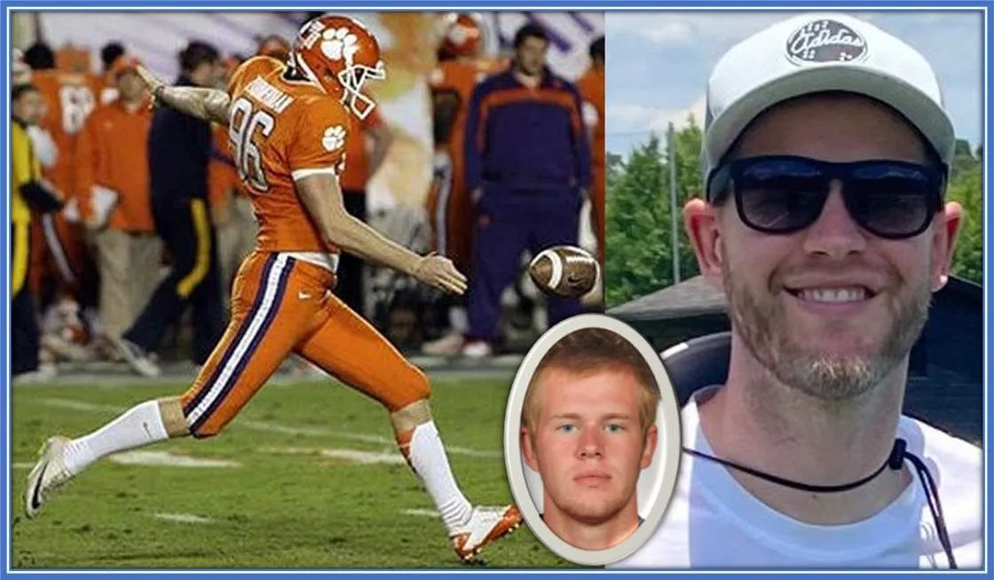 Dawson Zimmerman plays American Football.