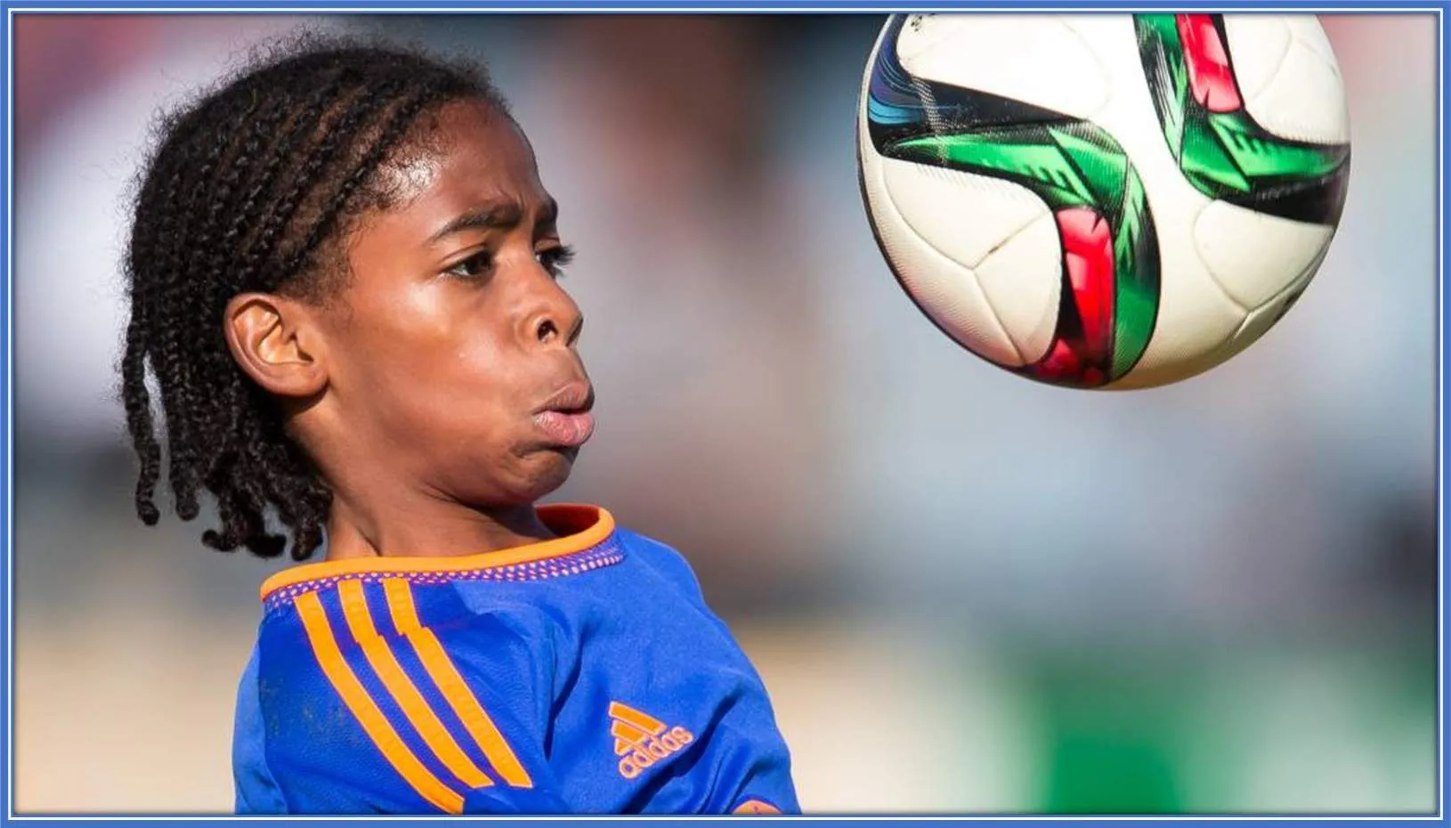 He was highly dedicated to football and spent lots of hours honing his skills.