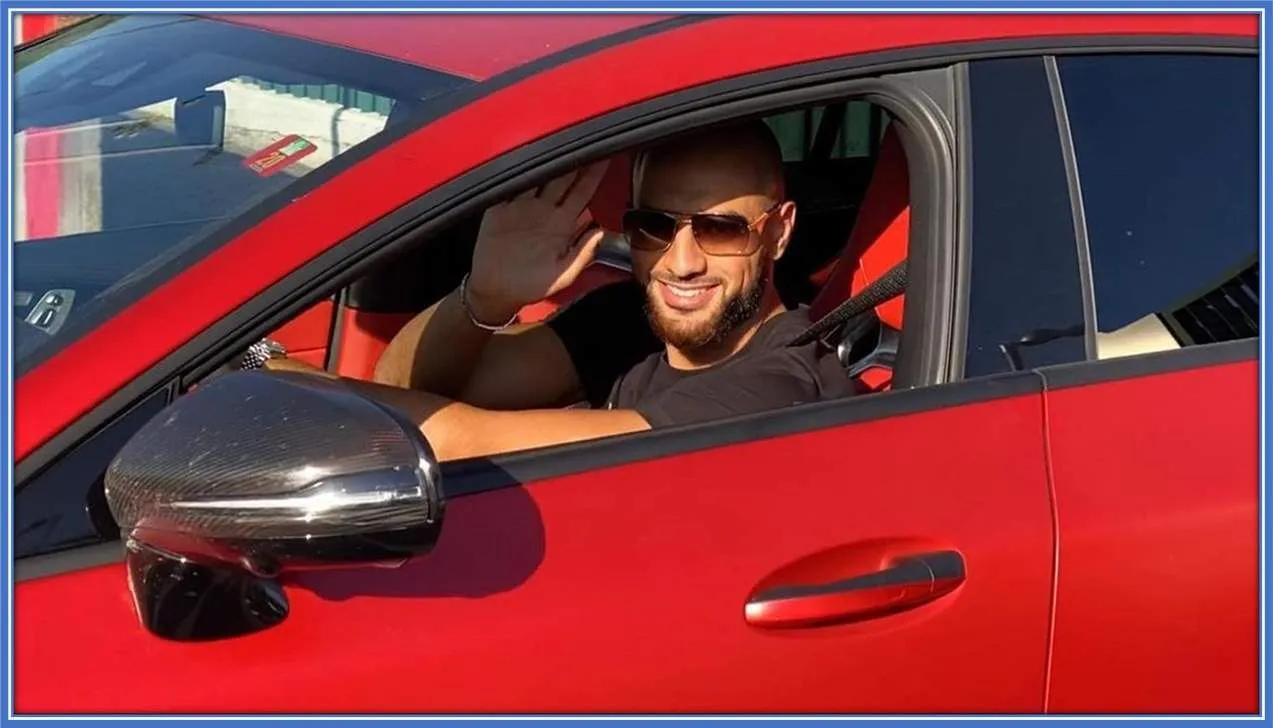 A sign of a humble character - He smiles as he greets fans on his way to the Artemio Franchi Stadium.