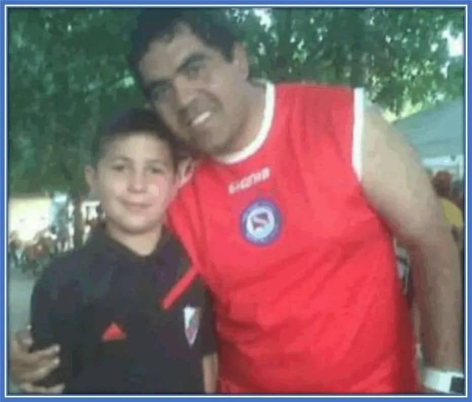 He was barely five years old, he got discovered by Pablo Esquivel.