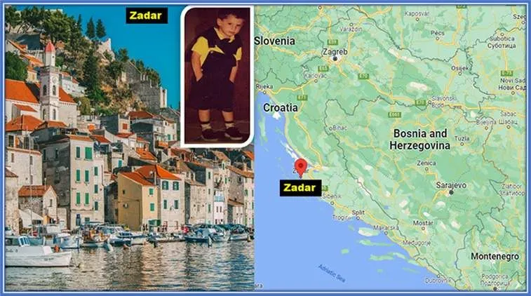 This map gallery portrays Dominik Livakovic's Family Origins.