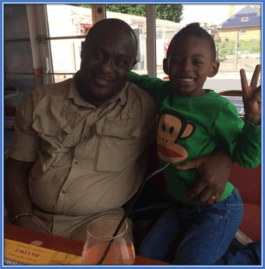 A photo of Openda's relative who the family calls Uncle Kay.