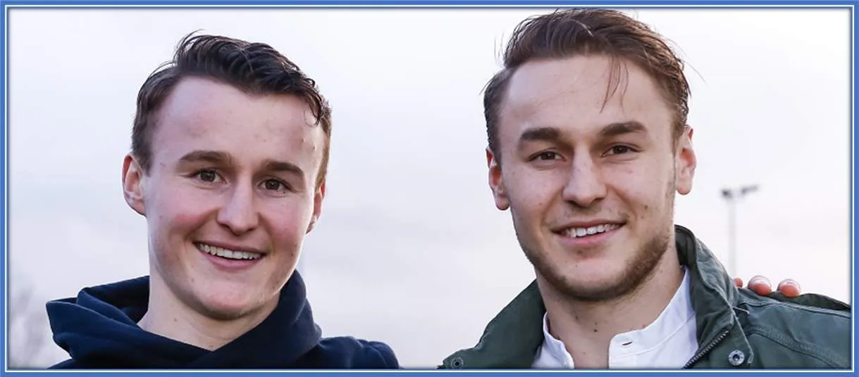 Let's introduce you to the look-alike sons of Remco Koopmeiners.