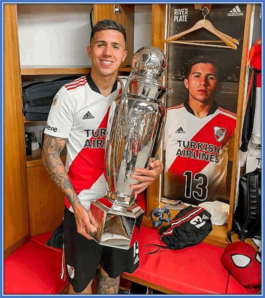 Enzo obtained his first two international titles while at Defensa y Justicia.
