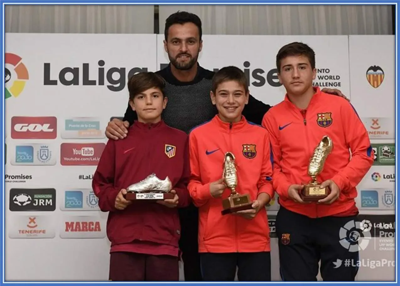 The Atl&eacute;tico de Madrid Infantil B striker, alongside two youth players from FC Barcelona, finished as the top scorer in the XXI La Liga Promises International Tournament.