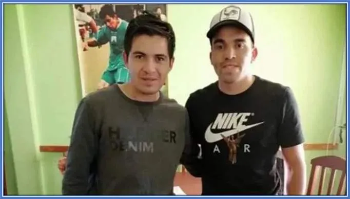Walter is pictured alongside his brother, Marcos.