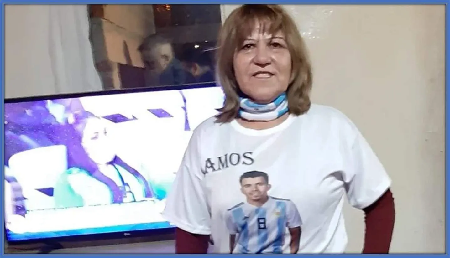 Let's introduce you to one of Marcos Acuna's Parents - Sara del Prado - his Mum.