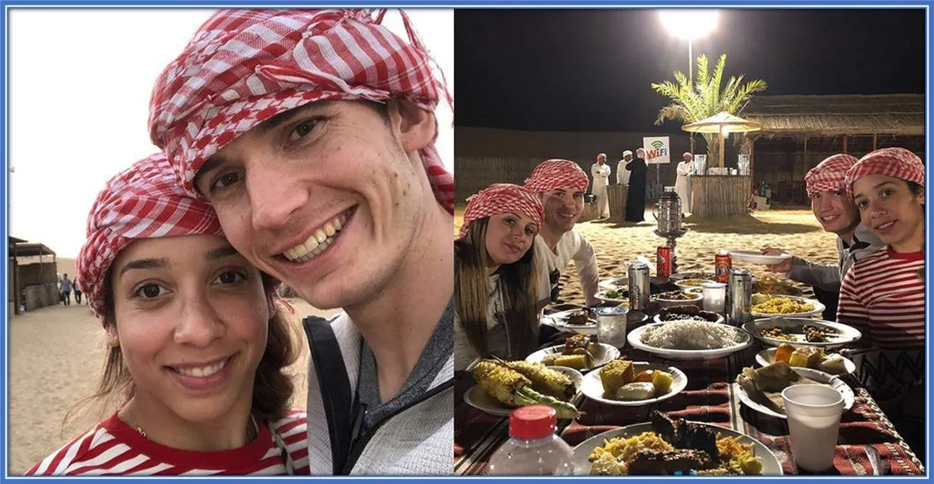 The couple sure had good fun and great company during their tour on the Safari.