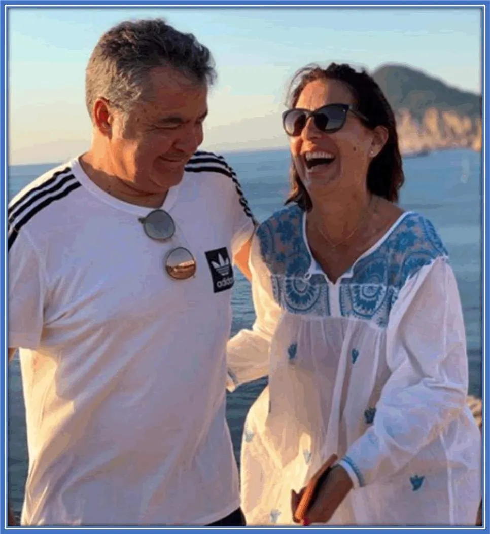 Meet Carlos Soler's lovely Parents - his Mum (Mercedes Barrag&aacute;n), and Dad (Antonio Soler).