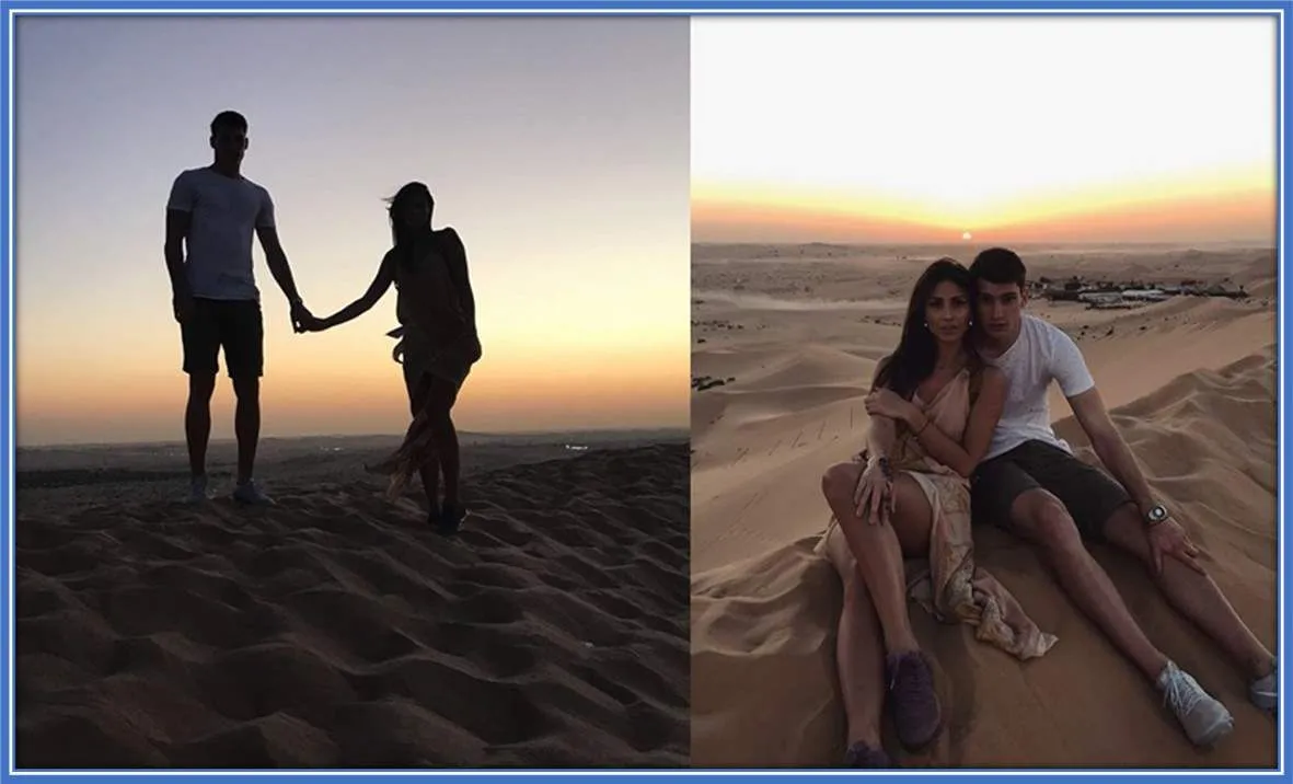 Liva and Helena are huge fans of Dubai's desert landscape.