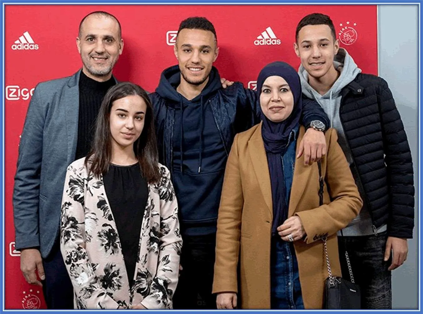 Noussair Mazraoui never fails to appreciate his parents' encouragement, including the guidance of other family members who made his childhood worthwhile.