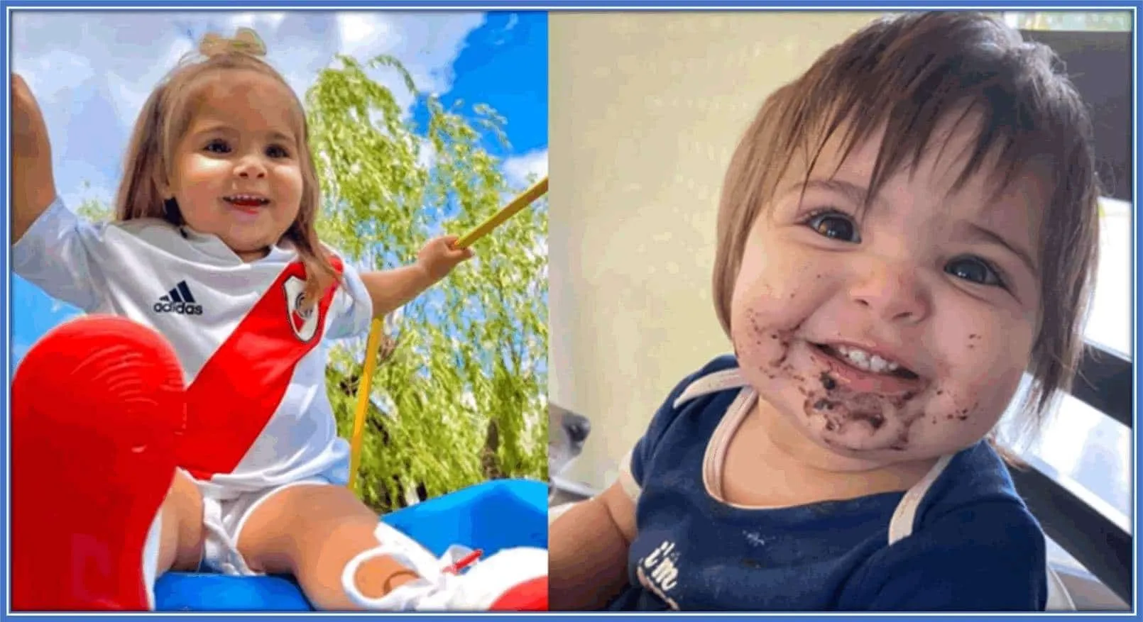 The baby girl, Olivia was born to her loving parents in 2020.
