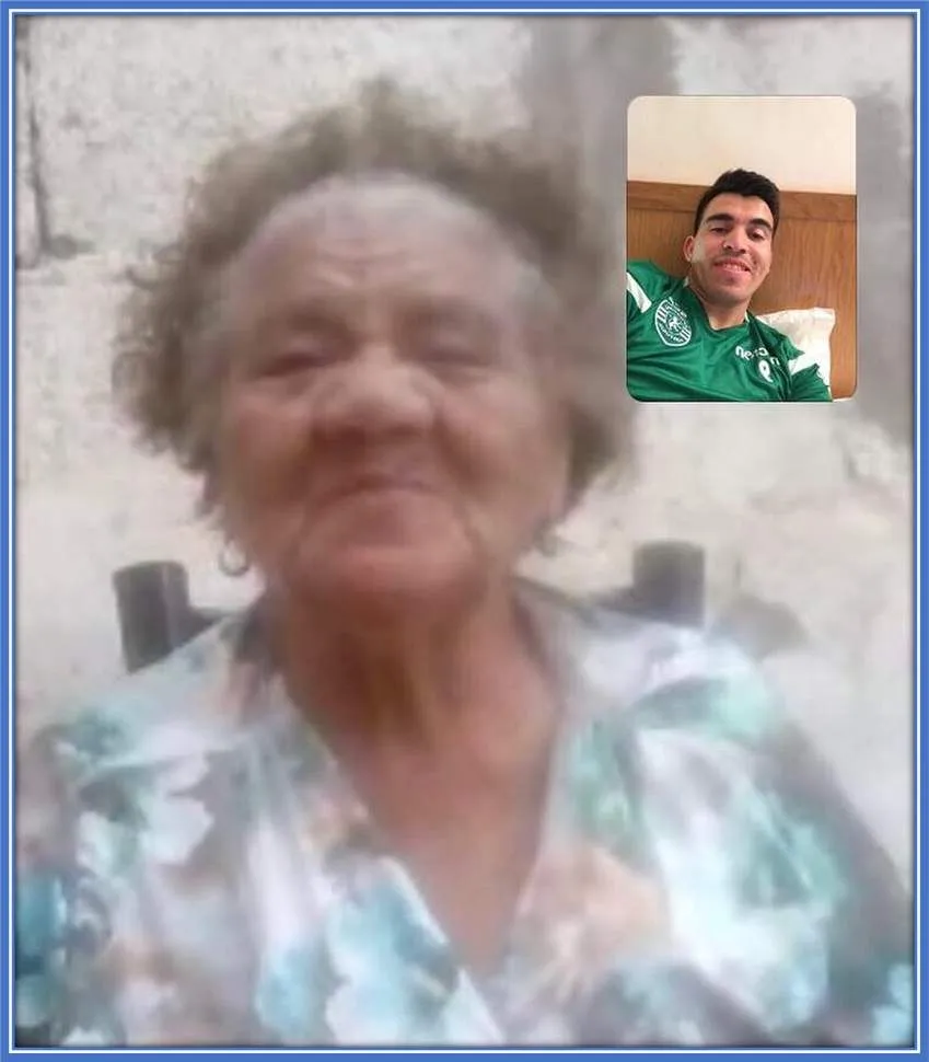 Here is Marcos Acuna's Grandmother, a woman who housed him after his parents' separation.